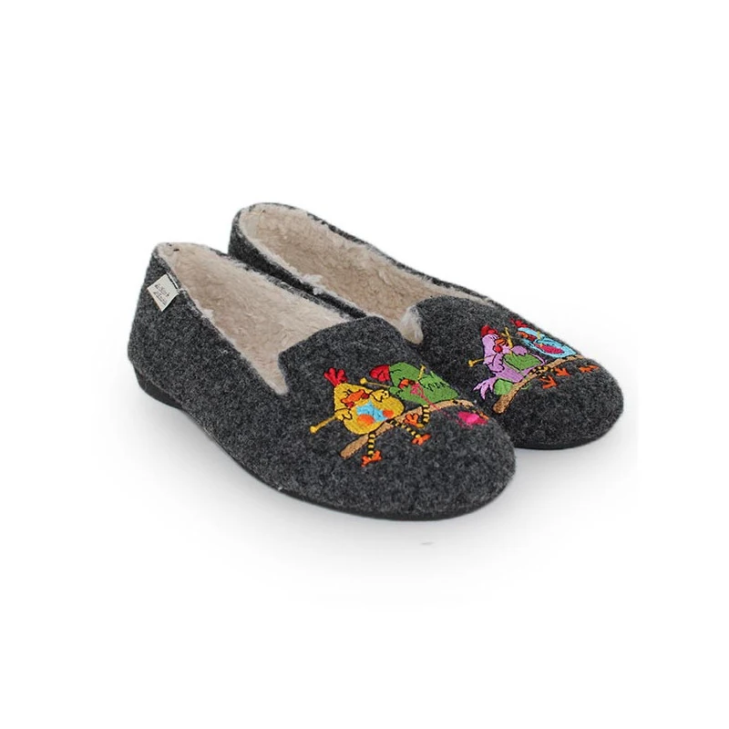 LA MAISON DE L'ESPADRILLE Chaussons Ballerines Pour Femme 6007 1 LA MAISON DE L'ESPADRILLE Chaussons Ballerines Pour Femme 6007