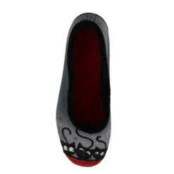 LA MAISON DE L'ESPADRILLE Chaussons Ballerines Pour Femme 6055 -Chaussures Pour Femmes 6055 4