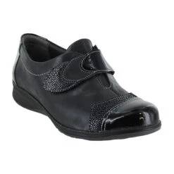 SUAVE Chaussures à Velcro Confortables Femme Dallas 7550 -Chaussures Pour Femmes 7550 7