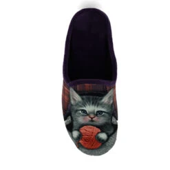 LA MAISON DE L'ESPADRILLE Chaussons Mules Pour Femme 9014 -Chaussures Pour Femmes 9014 4