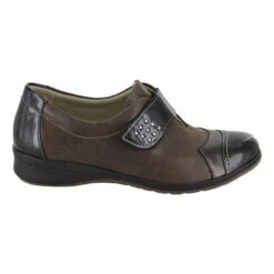 SUAVE Chaussures à Velcro Confortables Femme Dallas 7510T