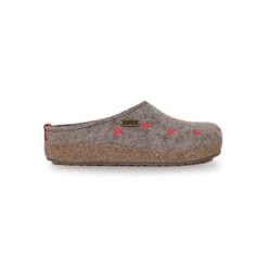 HAFLINGER Chaussons Mules Pour Femme Grizzly Cuoricini -Chaussures Pour Femmes grizzly cuoricino 6