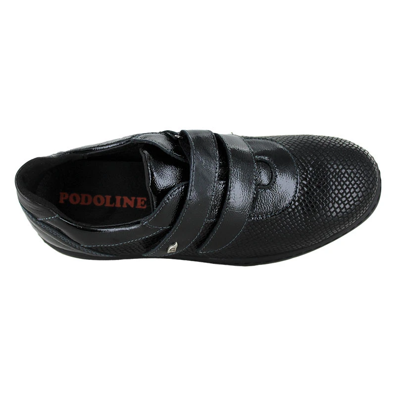 PODOLINE Chaussures à Velcro Confortables Femme Argenta 5 PODOLINE Chaussures à Velcro Confortables Femme Argenta – Image 5