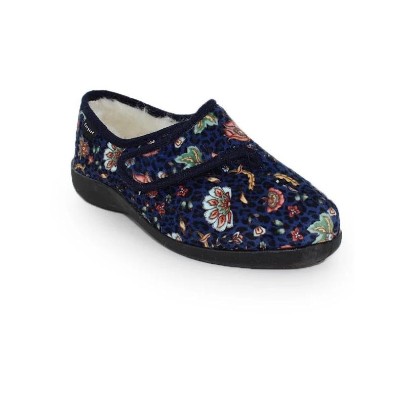 FARGEOT Chaussons Fourrés Pour Femme Tanzanite 2 FARGEOT Chaussons Fourrés Pour Femme Tanzanite – Image 2