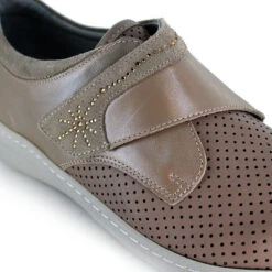 PODOLINE Chaussures à Velcro Confortables Femme Udine -Chaussures Pour Femmes udine 12