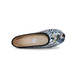 LA MAISON DE L'ESPADRILLE Chaussons Ballerines Pour Femme Zèbre (2016) -Chaussures Pour Femmes zebre 2016 4